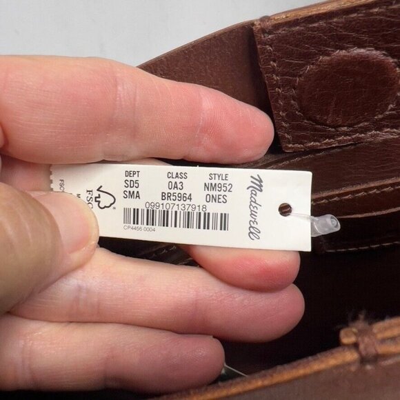 Madewell Brown Leather Bucket Bag - Picture 15 of 15